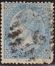 Spain 1867 Queen Isabel II 4 Cu Blue Edifil 88